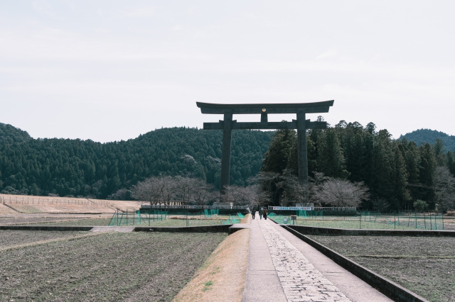 Kumano Hongu Taish, Former site Ōyunohara
